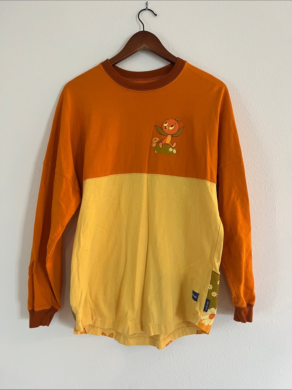 DISNEY PARKS X SPIRIT JERSEY Orange Bird Long Sleeve T-Shirt
